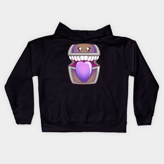 Adorably Sweet Chest Mimic Kids Hoodie by Nirelle